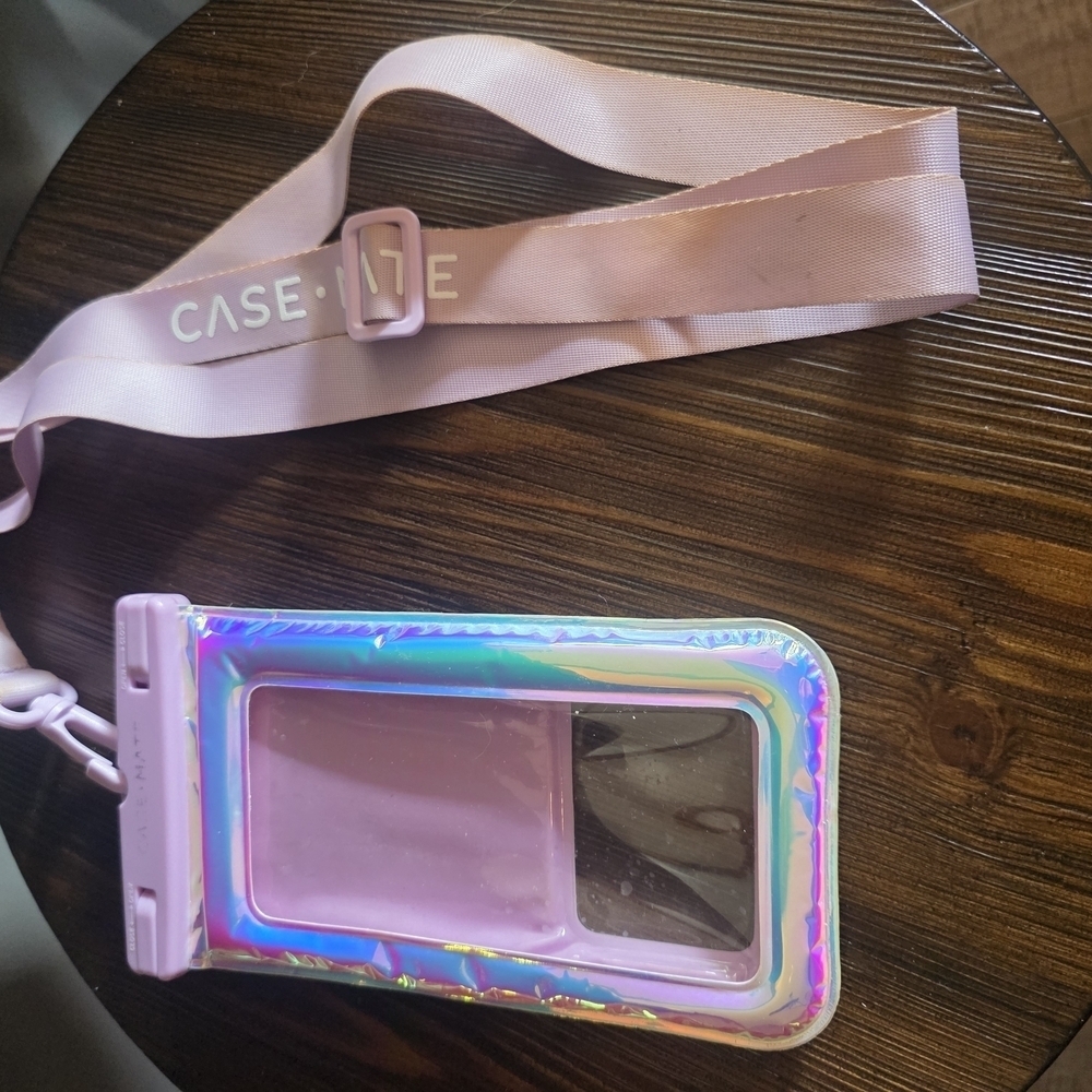 Case-Mate Pink and Silver Protective Phone Case